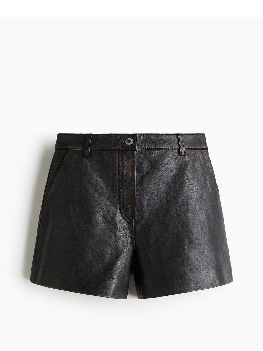 H&M Premium Leather Shorts